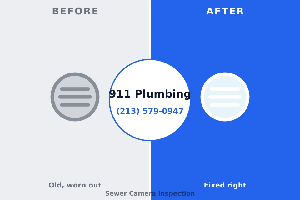 Before and after: plumbing company Akron, OH
